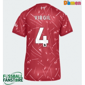 Liverpool Virgil van Dijk #4 Replik Heimtrikot Damen 2026-27 Kurzarm
